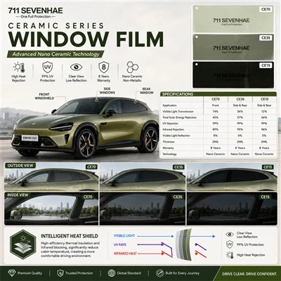 Ceramic Series Intelligent Heat Shield Nano Ceramic Window Film