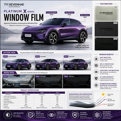 Platinum X Series Spectral Magnetron Sputtering Window Film
